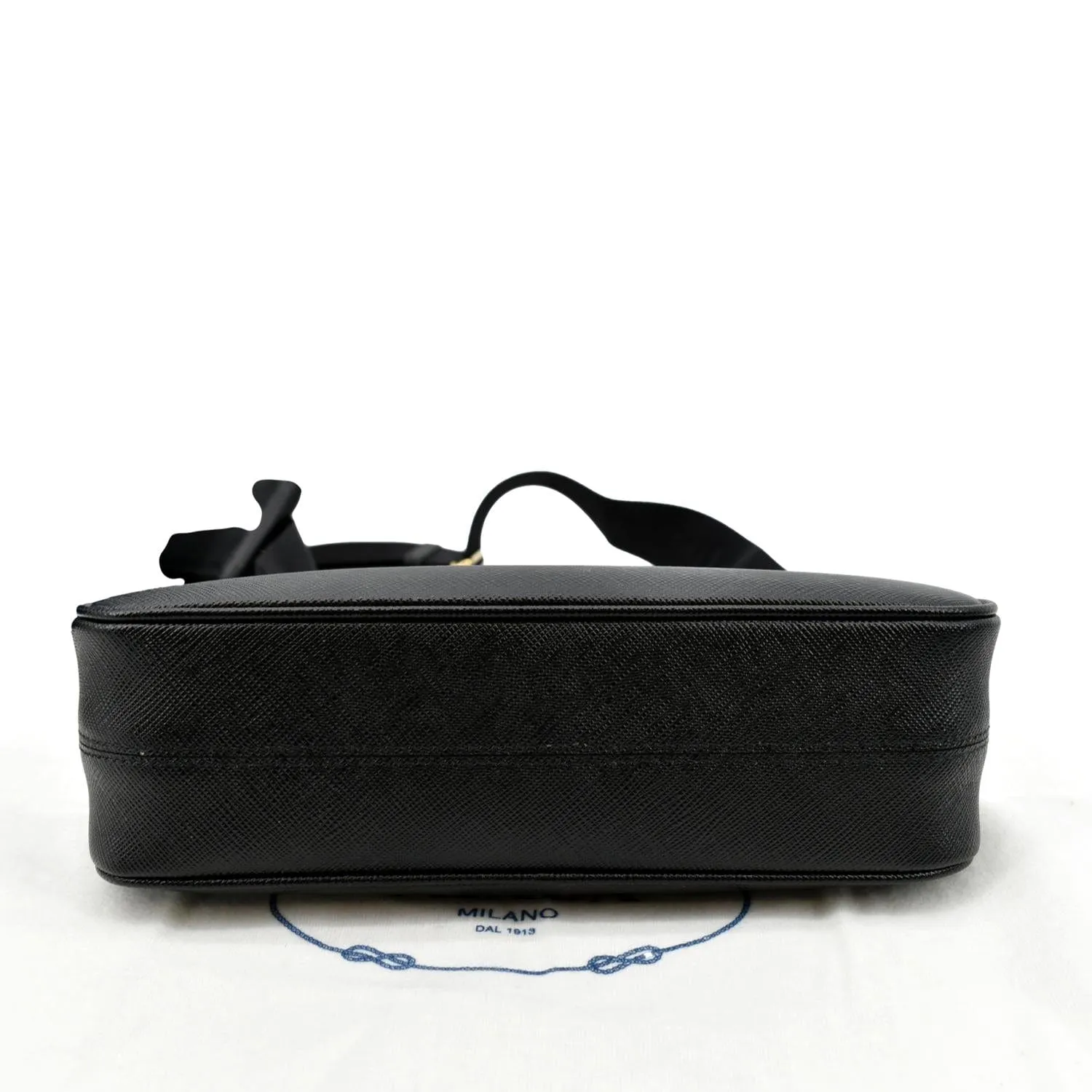 PRADA Re-Edition 2005 Saffiano Leather Shoulder Bag Black