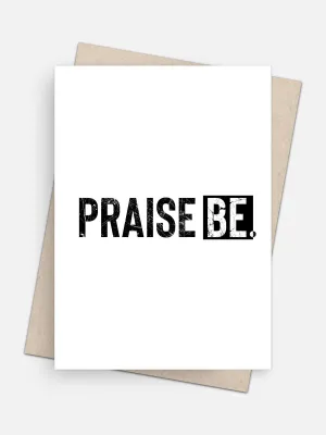 Praise Be Baby Card
