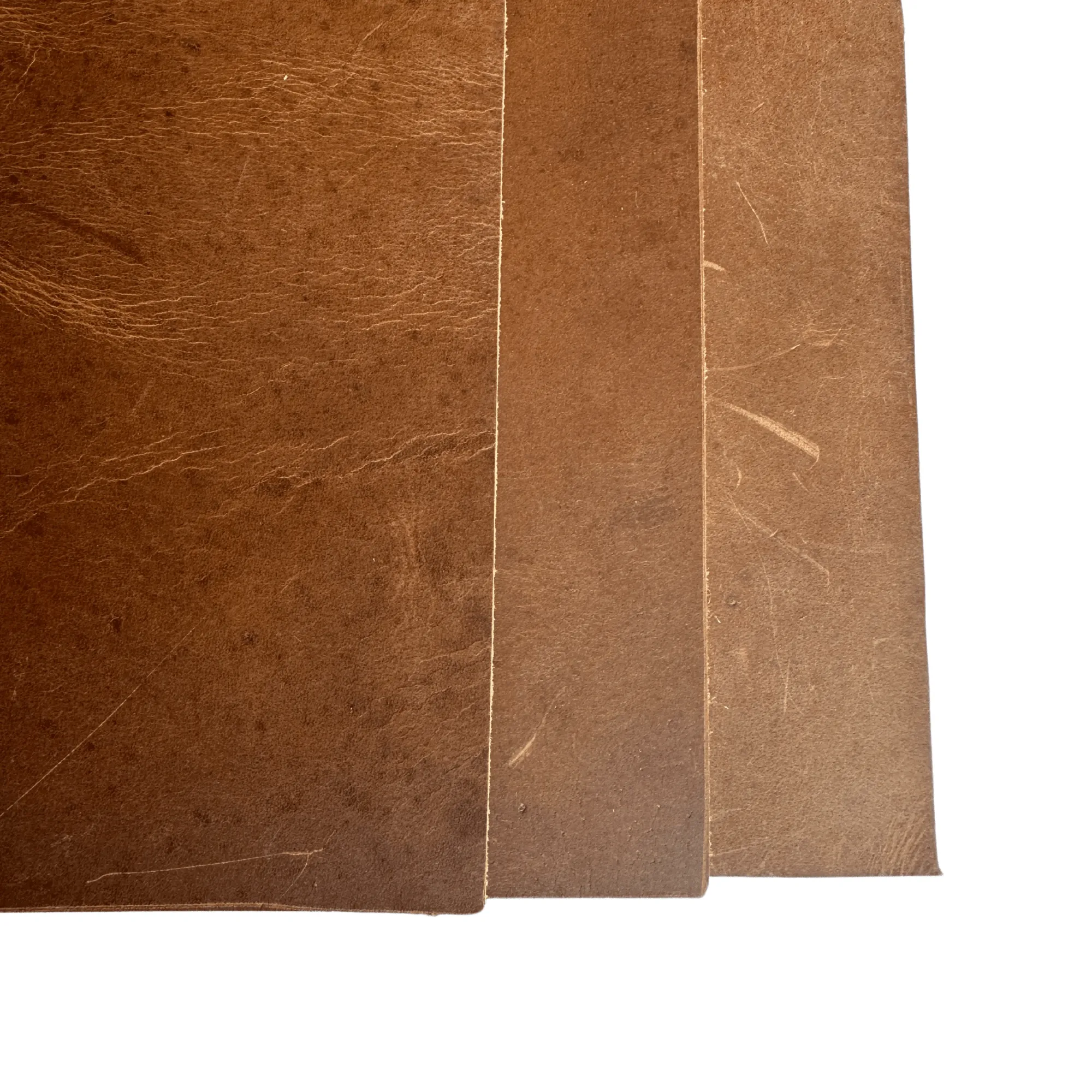 Premium Full Cowhide Leather Sheets (3-Pack) with 91 cm Cord – Perfect for DIY Crafts, Wallets & Jewelry