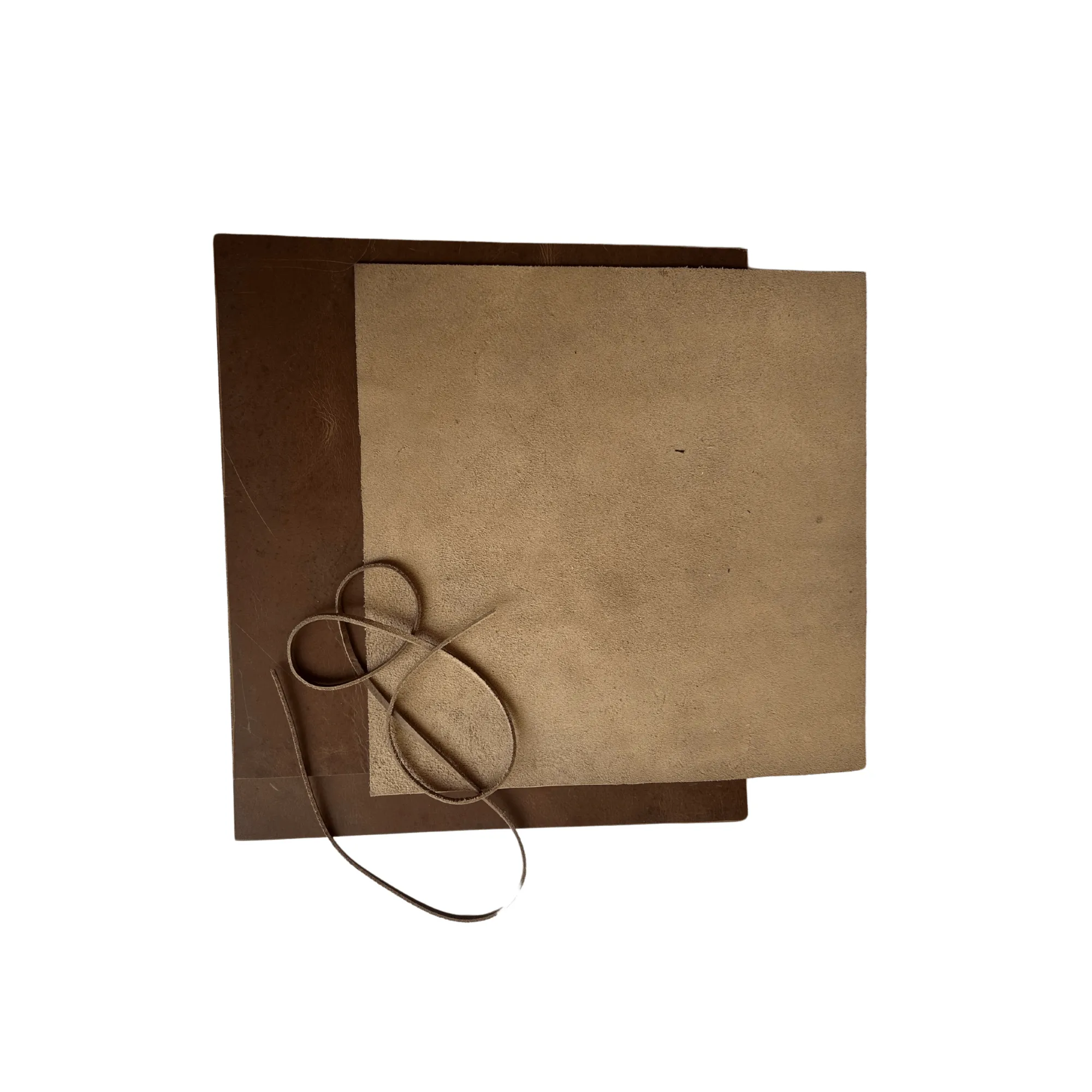 Premium Full Cowhide Leather Sheets (3-Pack) with 91 cm Cord – Perfect for DIY Crafts, Wallets & Jewelry