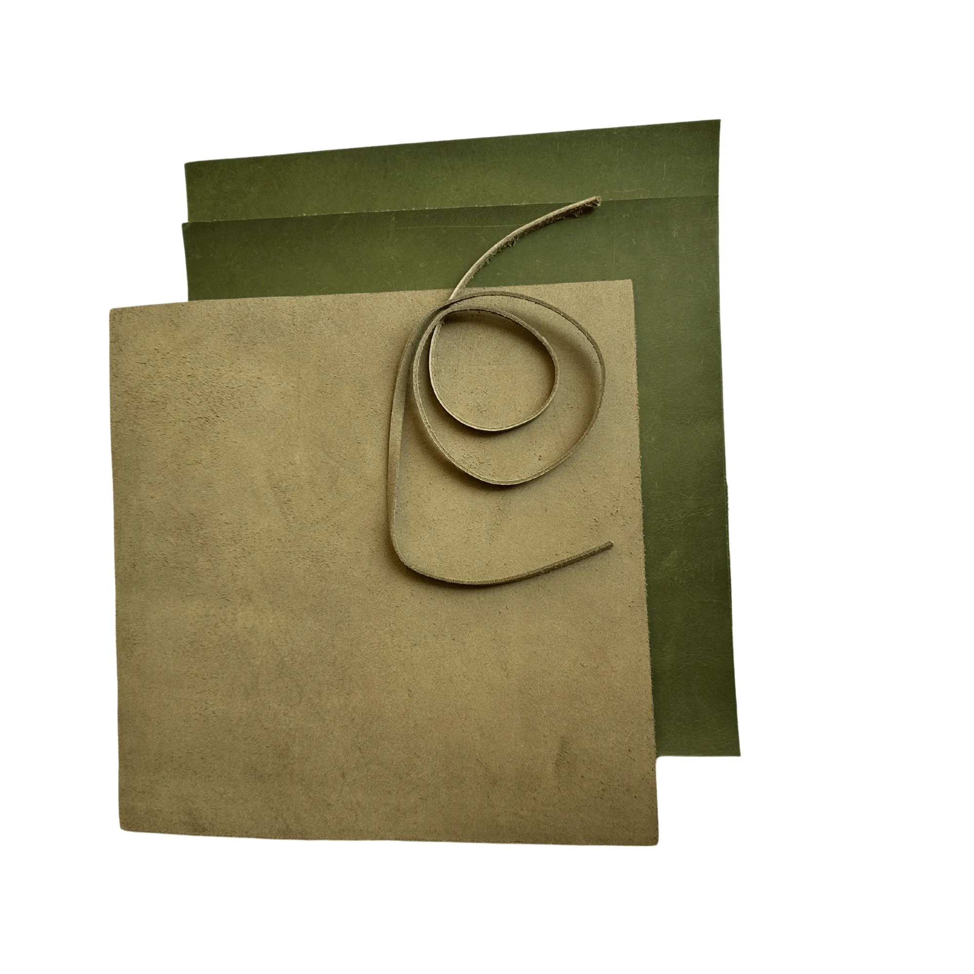 Premium Full Cowhide Leather Sheets (3-Pack) with 91 cm Cord – Perfect for DIY Crafts, Wallets & Jewelry