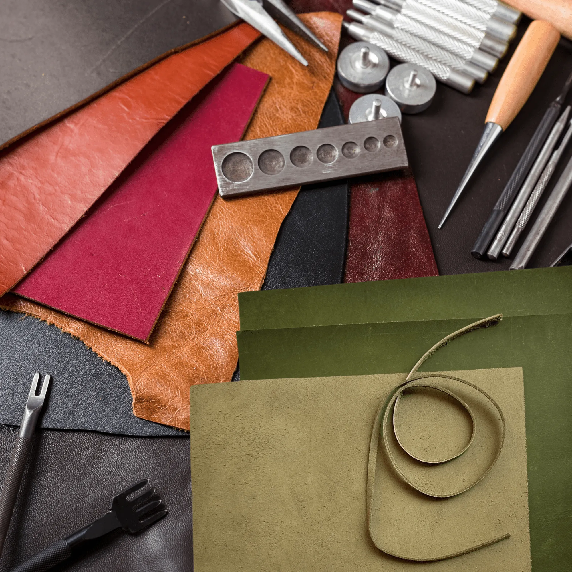 Premium Full Cowhide Leather Sheets (3-Pack) with 91 cm Cord – Perfect for DIY Crafts, Wallets & Jewelry