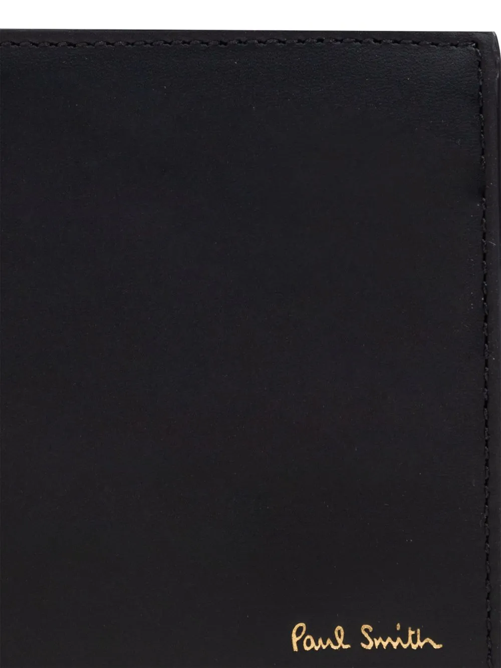 Printed leather wallet