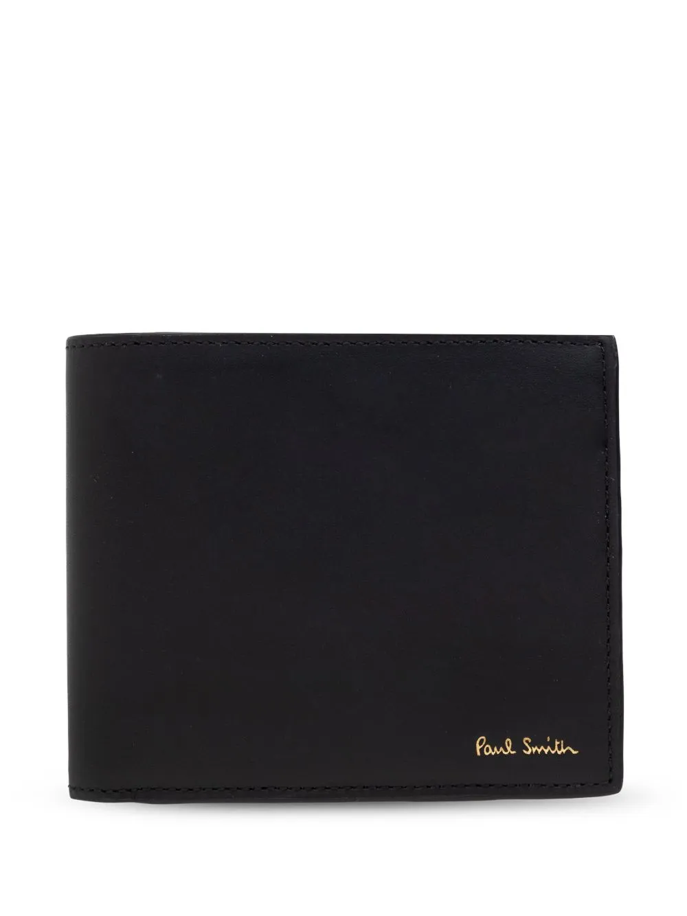 Printed leather wallet