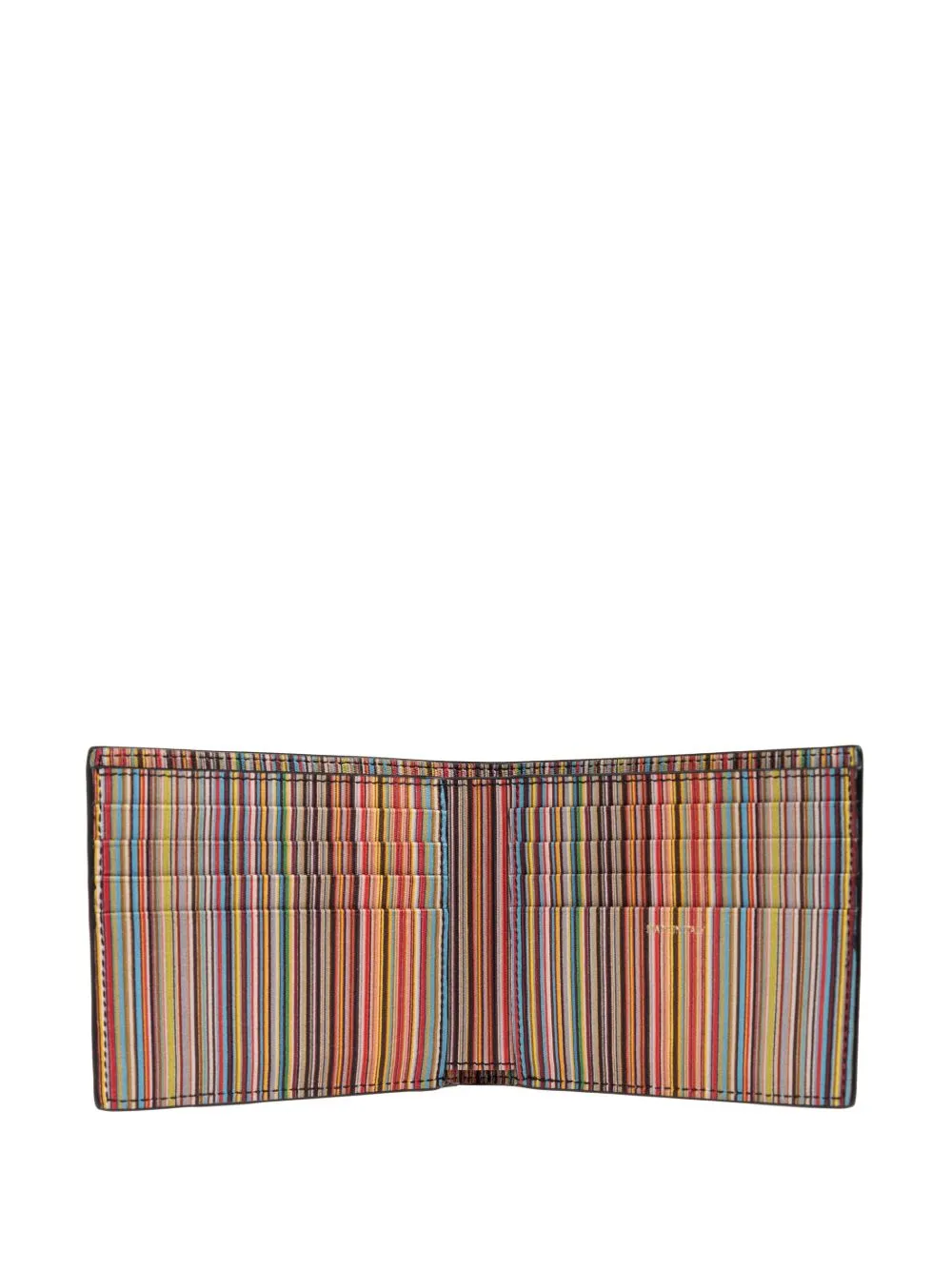Printed leather wallet