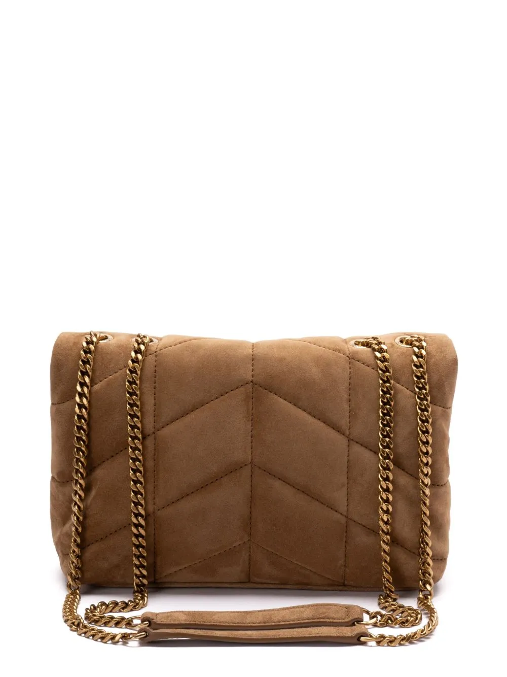 Puffer toy leather shoulder bag