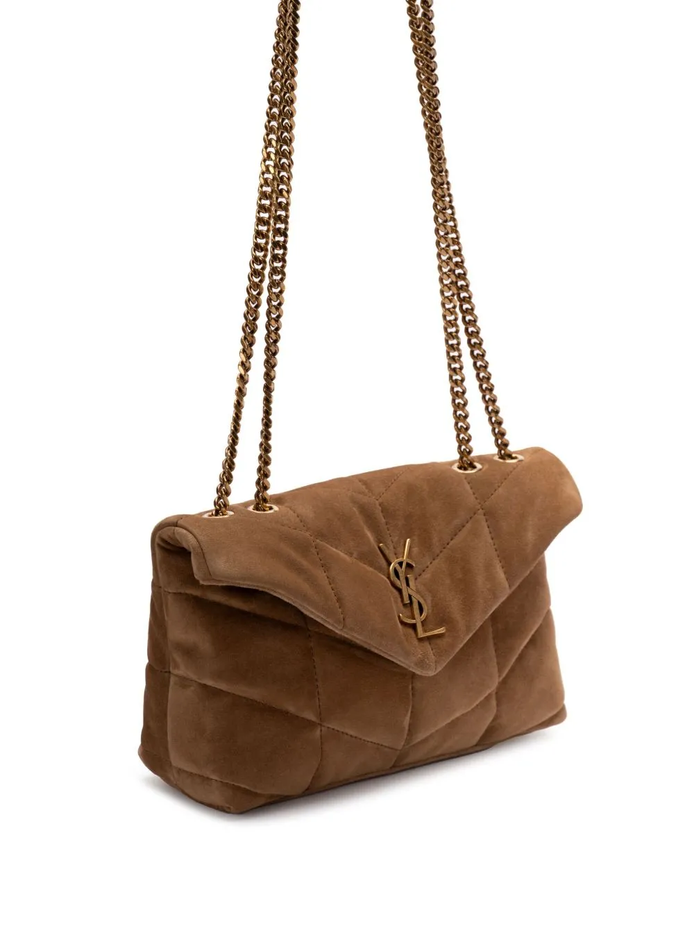 Puffer toy leather shoulder bag