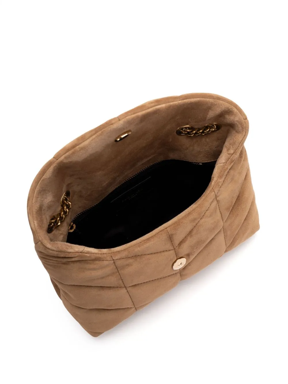 Puffer toy leather shoulder bag