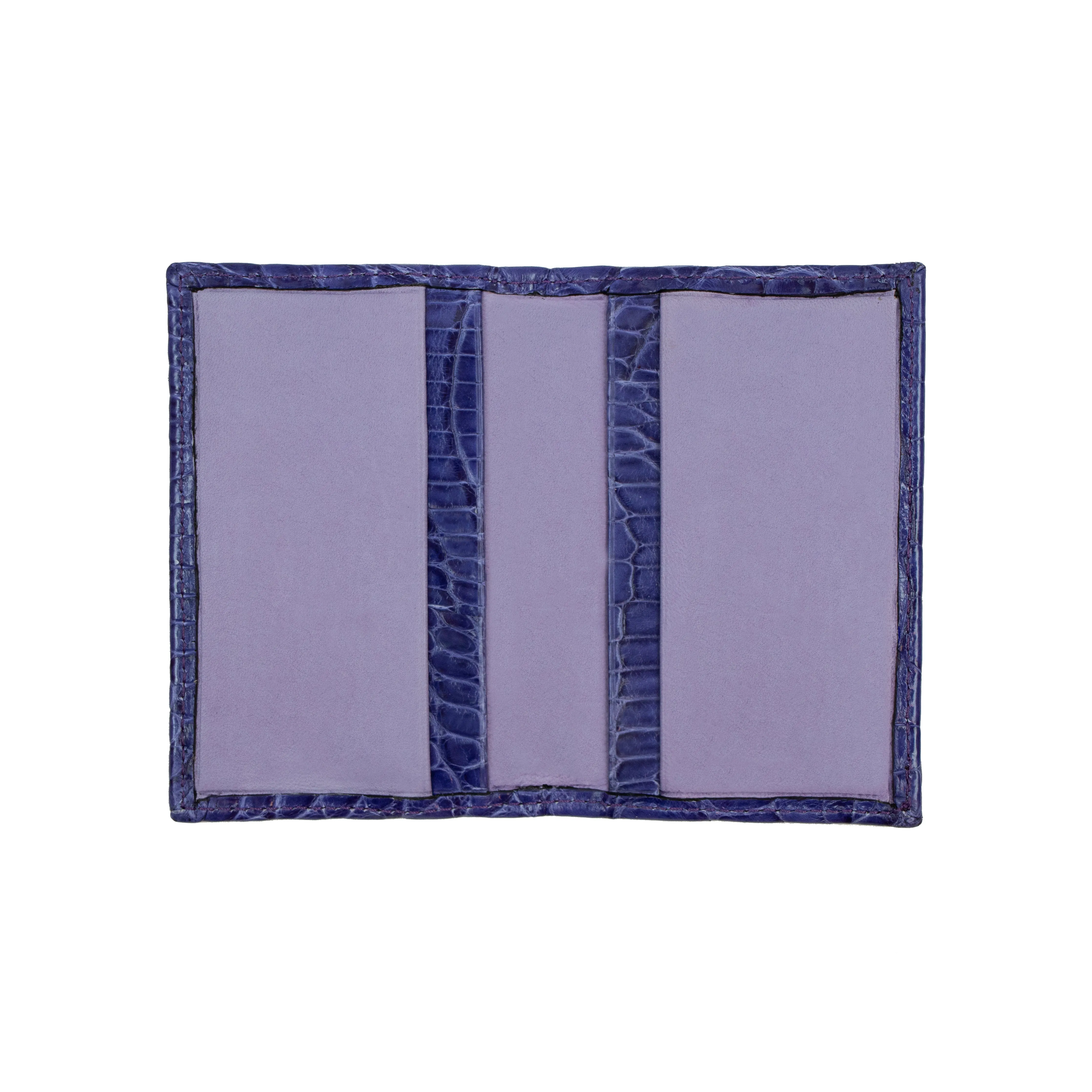 Purple Alligator Card Holder