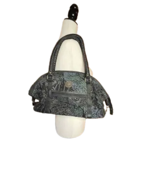 Rafy Black & Teal Satchel