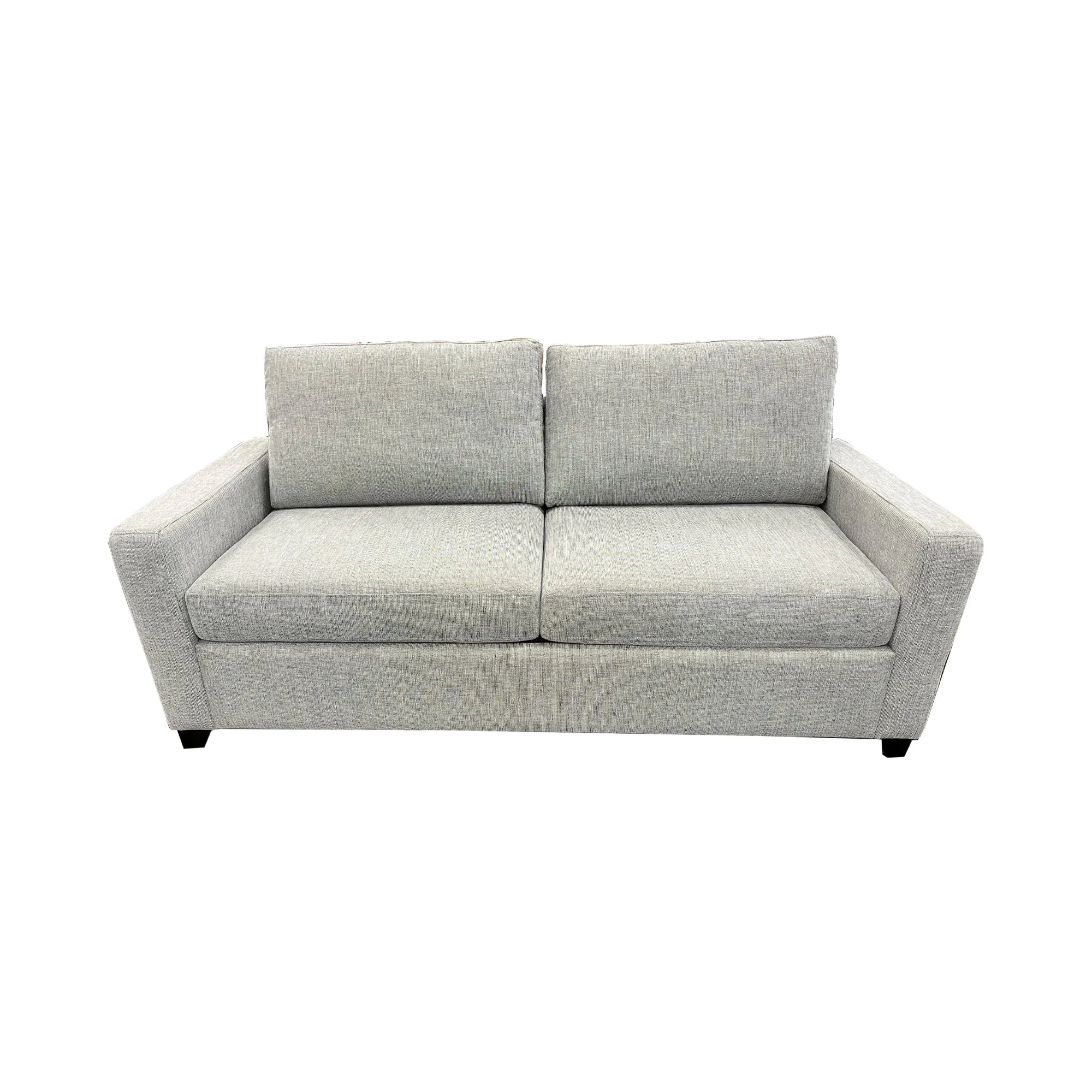 Raven Queen Bi-fold Sofa bed - NZ Made - Jake Cement Fabric E4