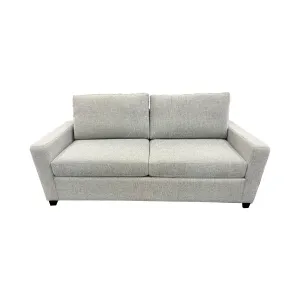 Raven Queen Bi-fold Sofa bed - NZ Made - Jake Cement Fabric E4