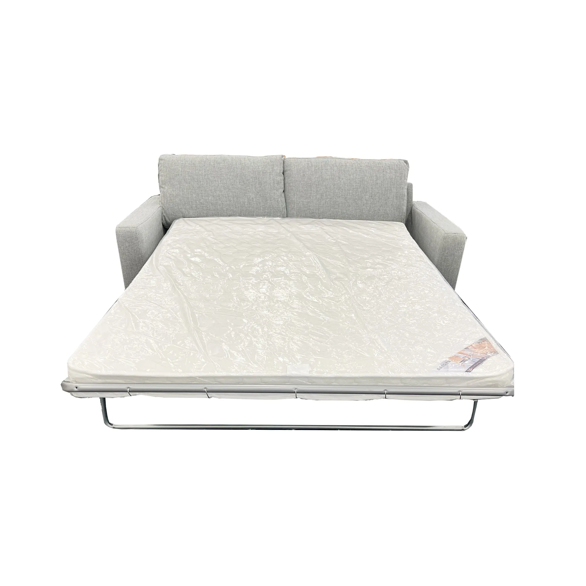 Raven Queen Bi-fold Sofa bed - NZ Made - Jake Cement Fabric E4