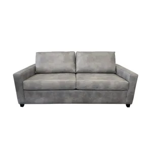Raven Queen Bi-fold Sofabed - NZ Made - Eastwood Dove Fabric