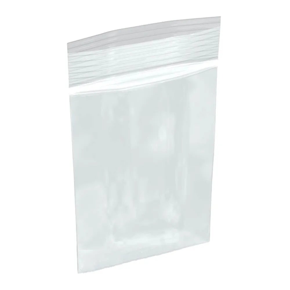 Reclosable Poly Bags - 2" x 3" - 2 Mil - 1,000 / Box - 20,000 / Case