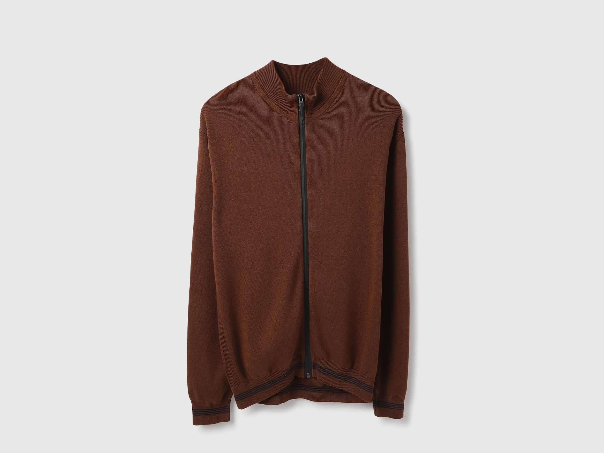 Regular Fit High Neck Solid Sweater