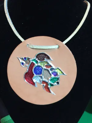 Repujado Turtle Pendant  #15123