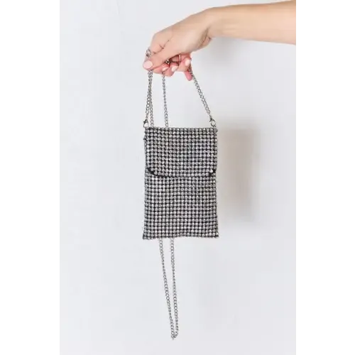 Rhinestone Mini Crossbody
