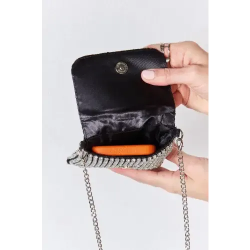 Rhinestone Mini Crossbody