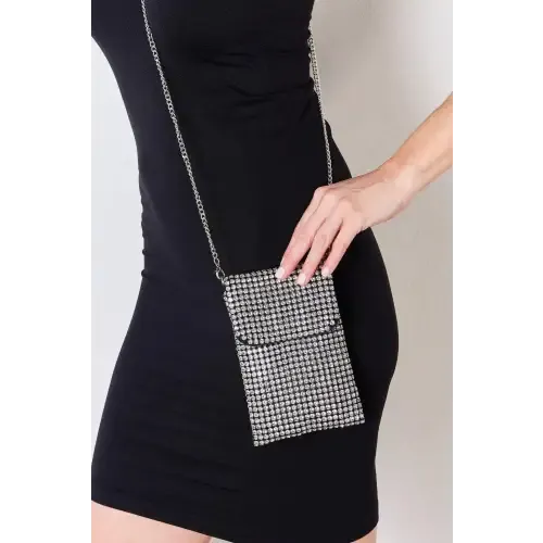 Rhinestone Mini Crossbody