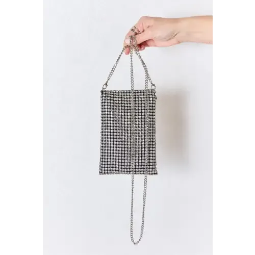 Rhinestone Mini Crossbody