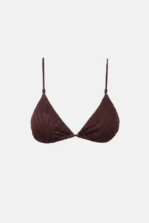 RHYTHM AMAZON SLIDE TRI TOP - CHOCOLATE