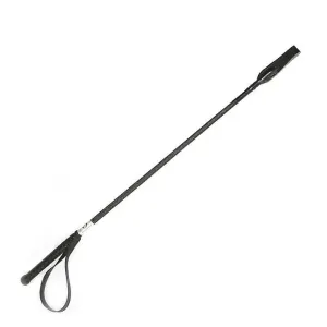 Rimba Black Leather Small Bondage Riding Whip