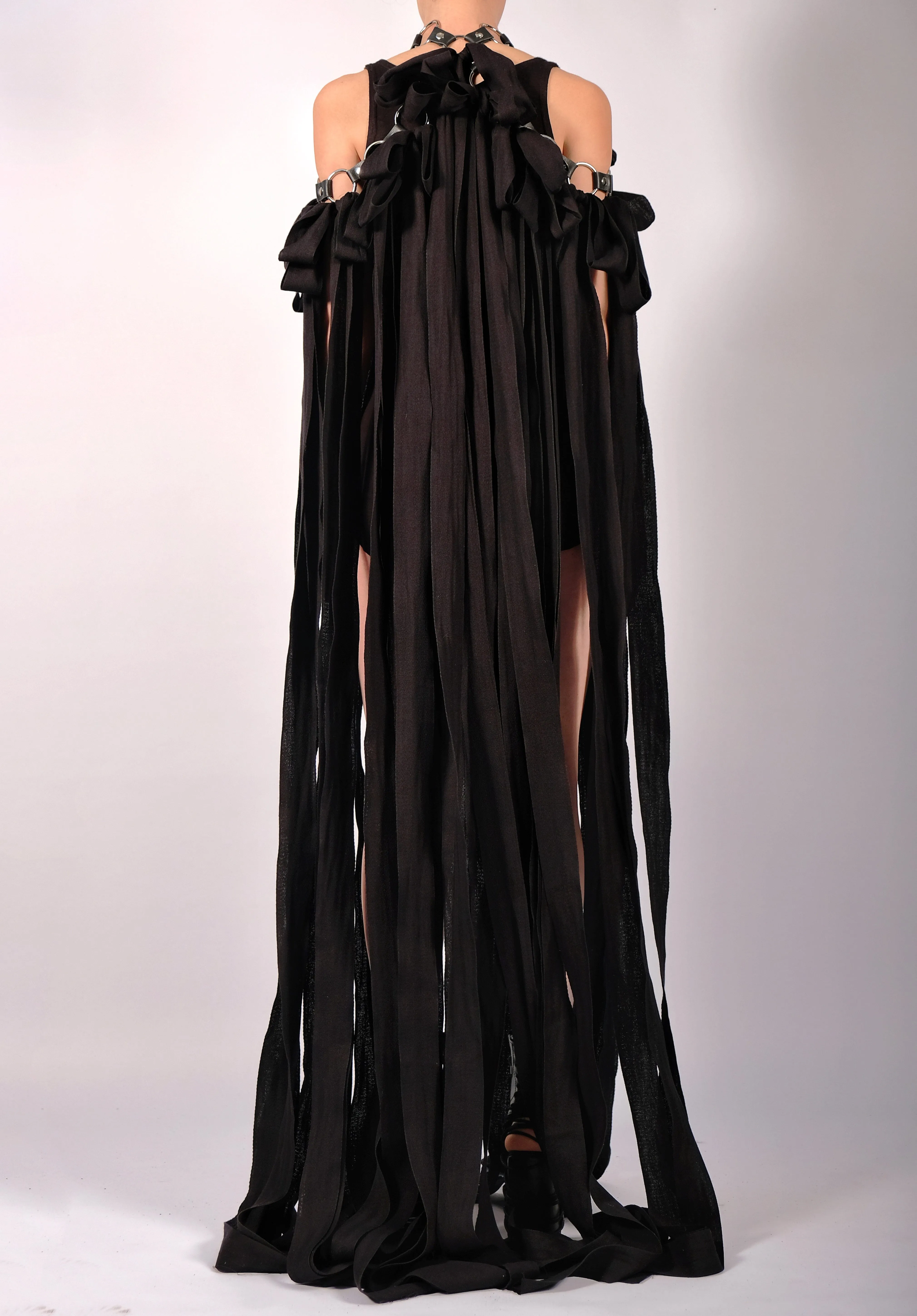 Ring Cape with Ribbon