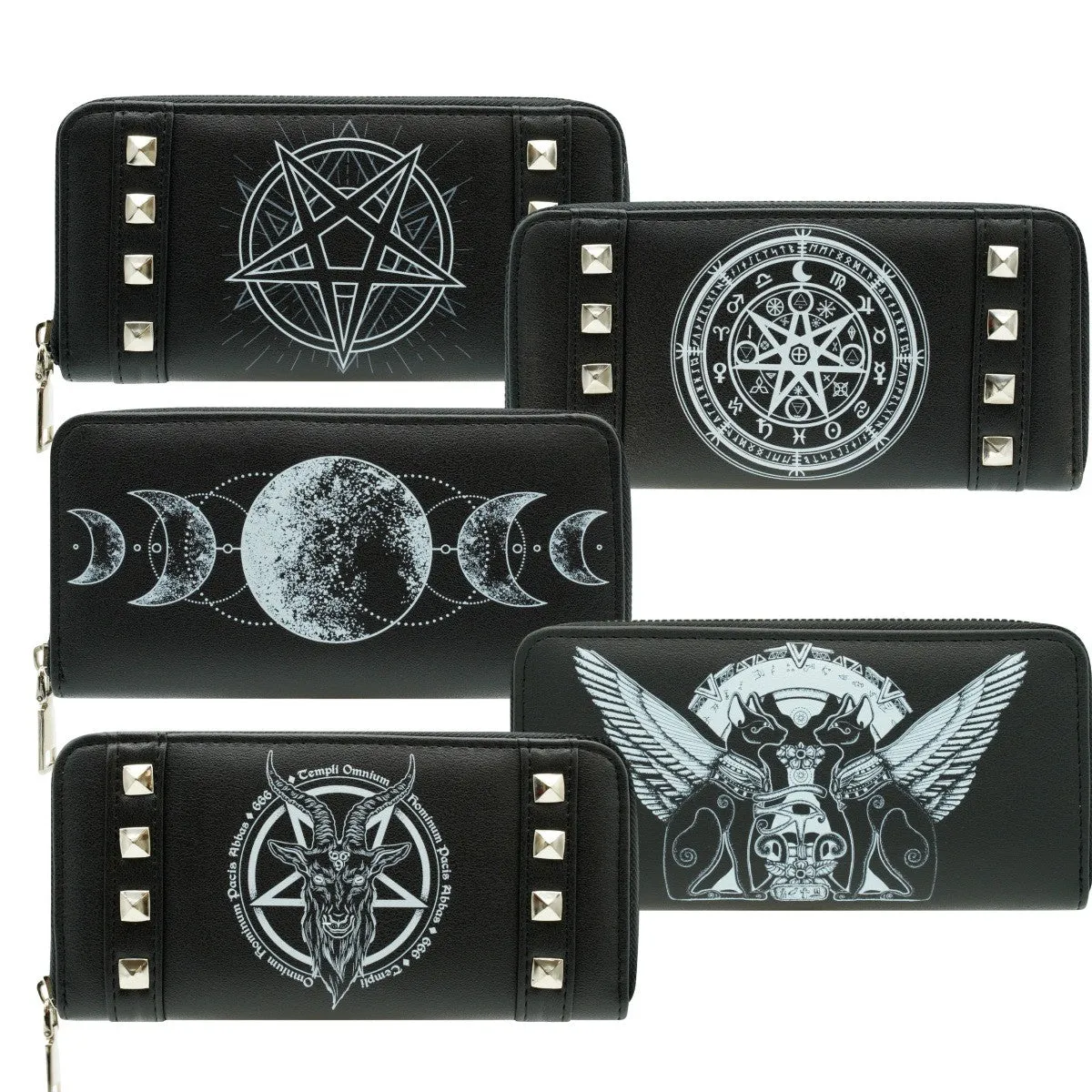 Ro Rox Oxana Ouija Print Goth Wicca Wallet