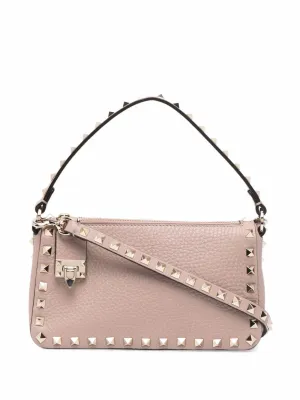 Rockstud small leather shoulder bag