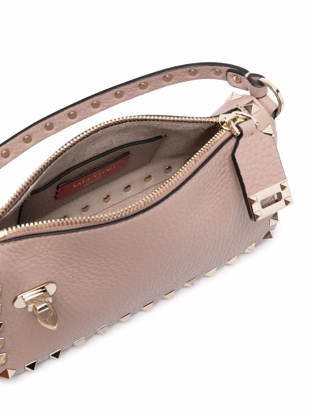 Rockstud small leather shoulder bag