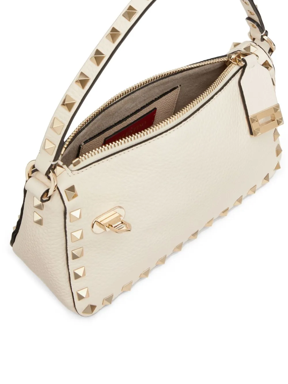 Rockstud small leather shoulder bag