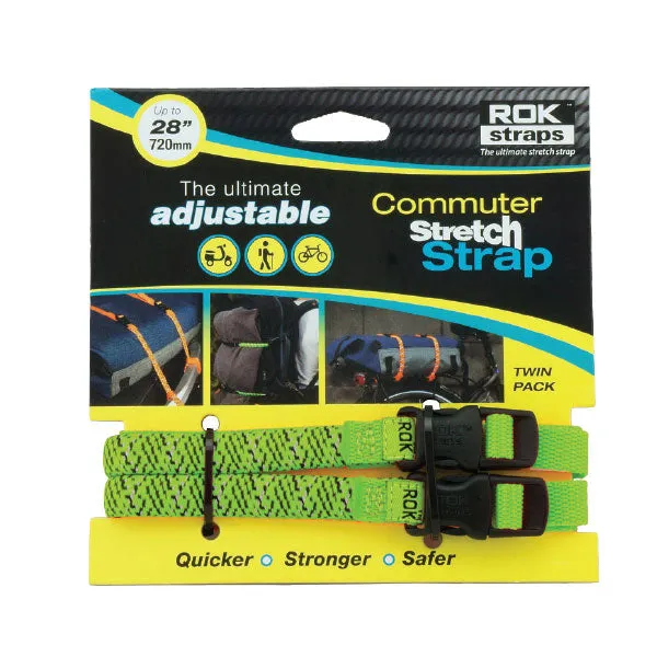 ROK STRAP 1/2X28" GRN REFLEC