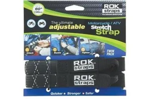 ROK STRAPS - 60" BLK REFLECTIVE