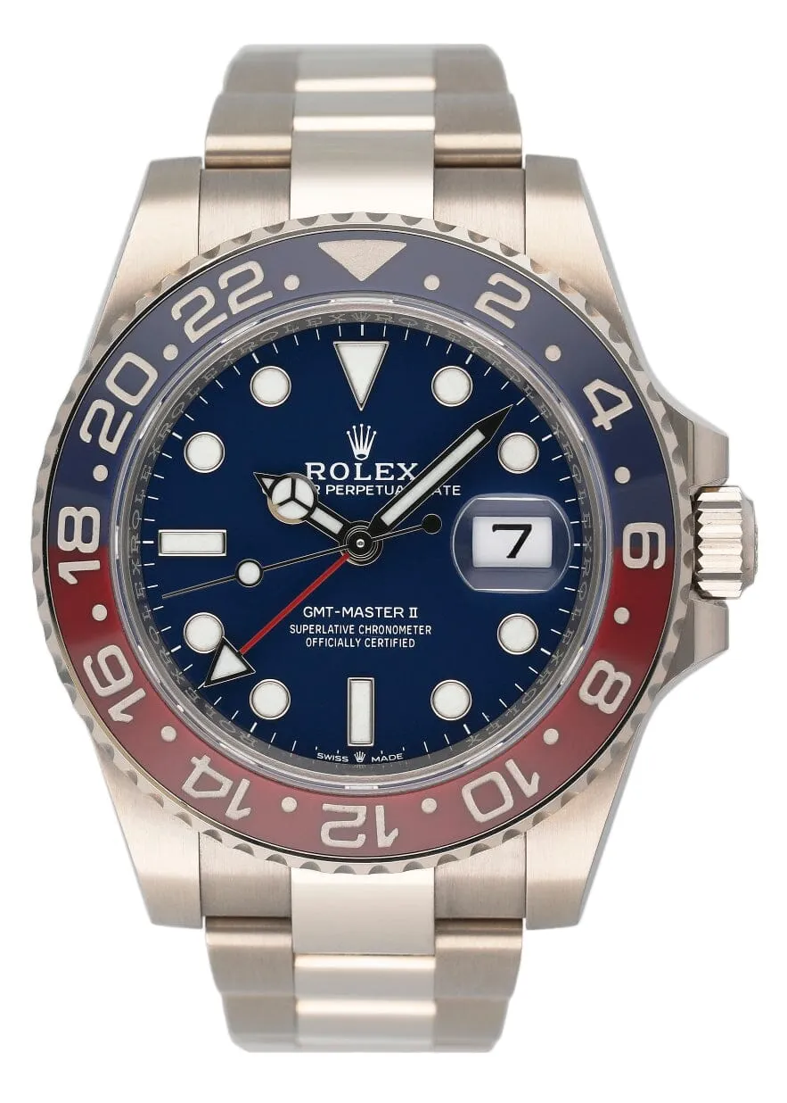 Rolex GMT Master 126719 Blue Dial "Pepsi" Mens Watch Box Papers