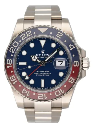 Rolex GMT Master 126719 Blue Dial "Pepsi" Mens Watch Box Papers