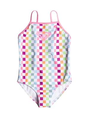 Roxy Pre-Girls Rainbow check One-Piece
