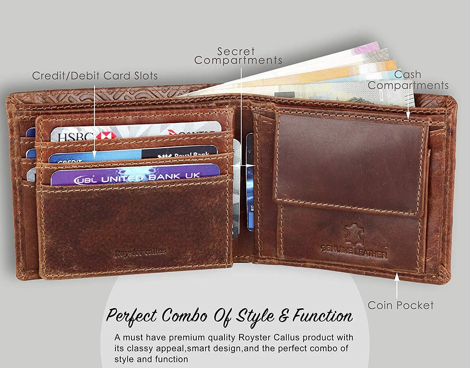 Royster Callus Tan Men's Wallet