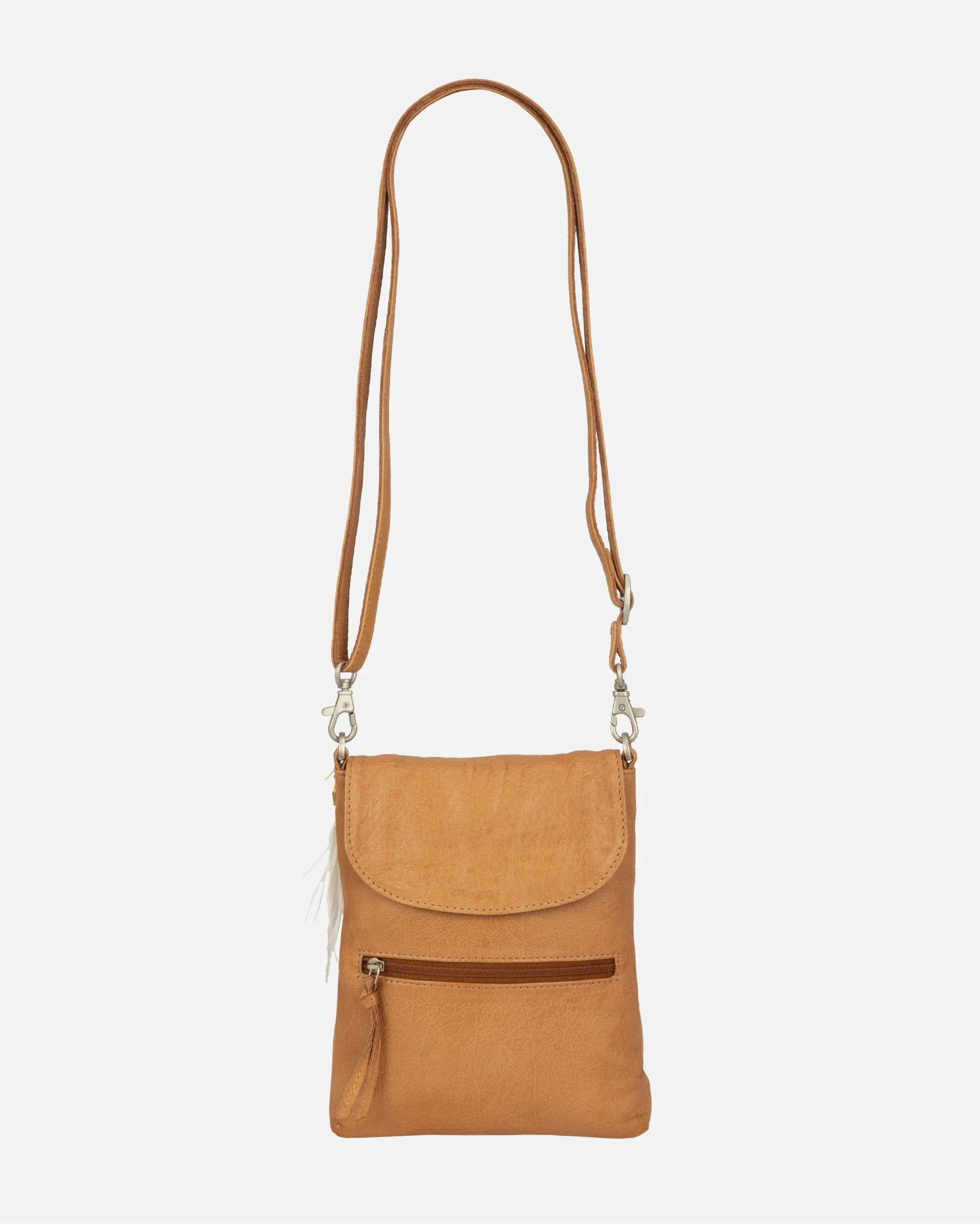 Roza Leather Envelope Crossbody Bag
