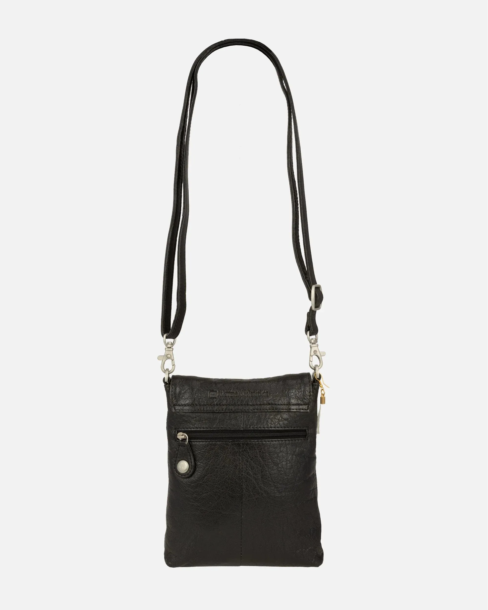 Roza Leather Envelope Crossbody Bag