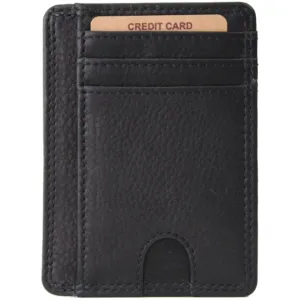 Rugged Earth Black Credit Card Holder Black 880031 or Brown 990031