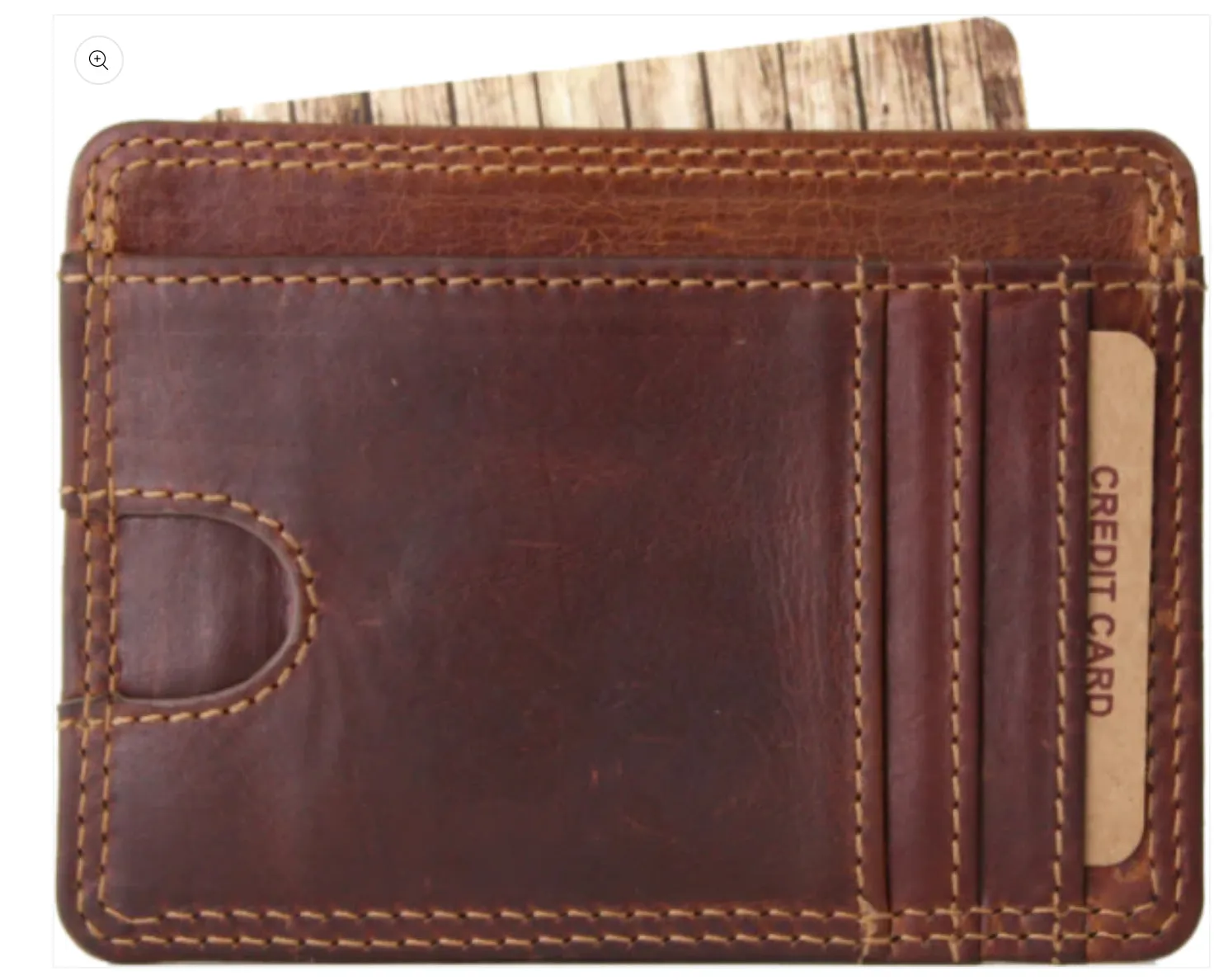 Rugged Earth Black Credit Card Holder Black 880031 or Brown 990031