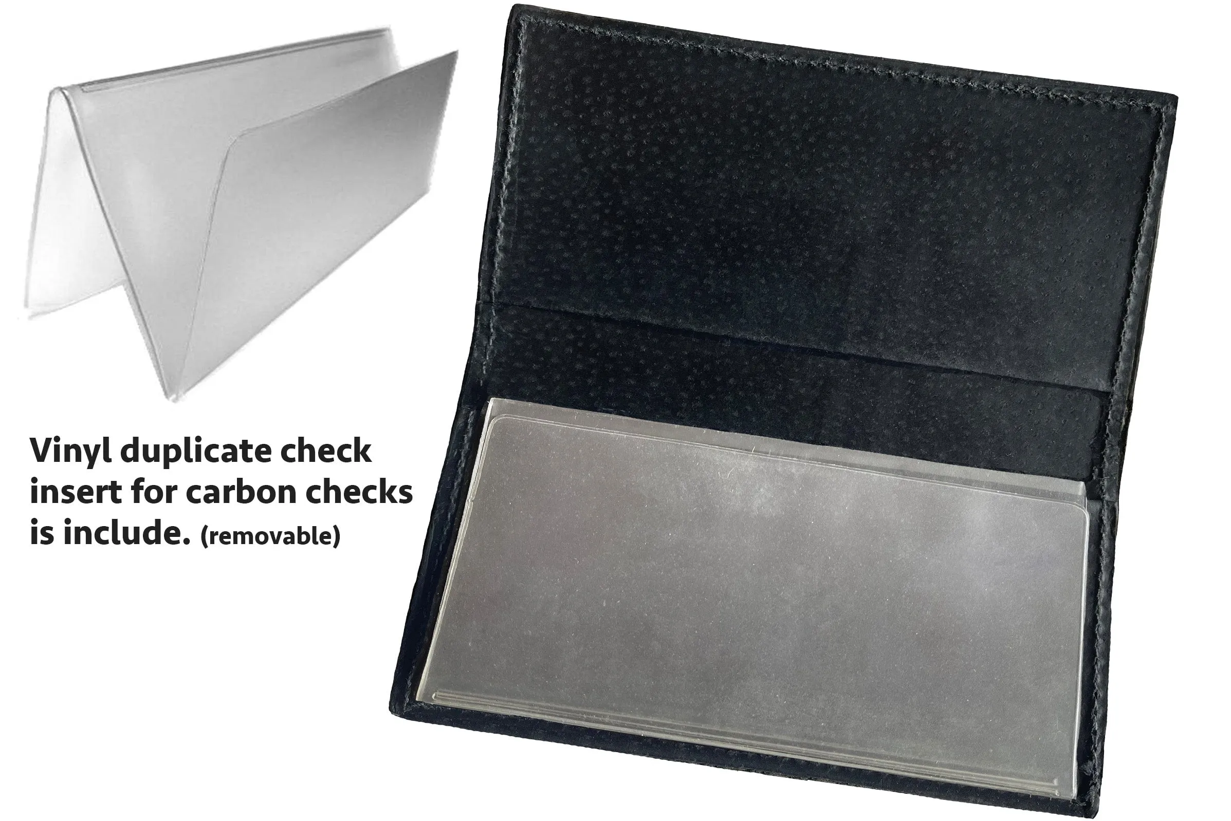Rustic Brown Elephant Checkbook Cover