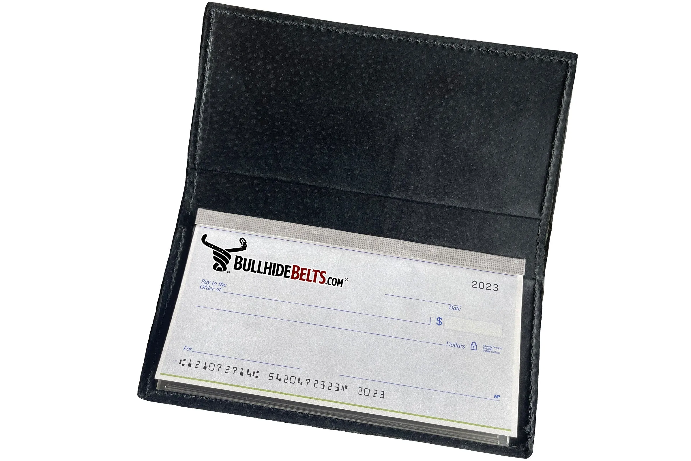 Rustic Brown Elephant Checkbook Cover