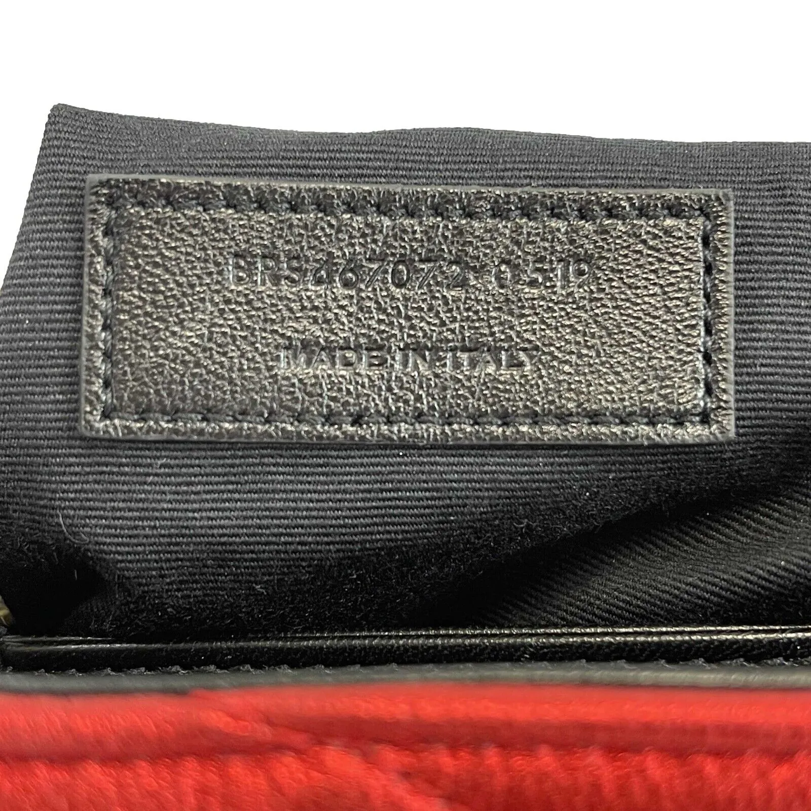Saint Laurent - LouLou Shoulder Bag Matelasse Chevron Leather Toy Red Crossbody