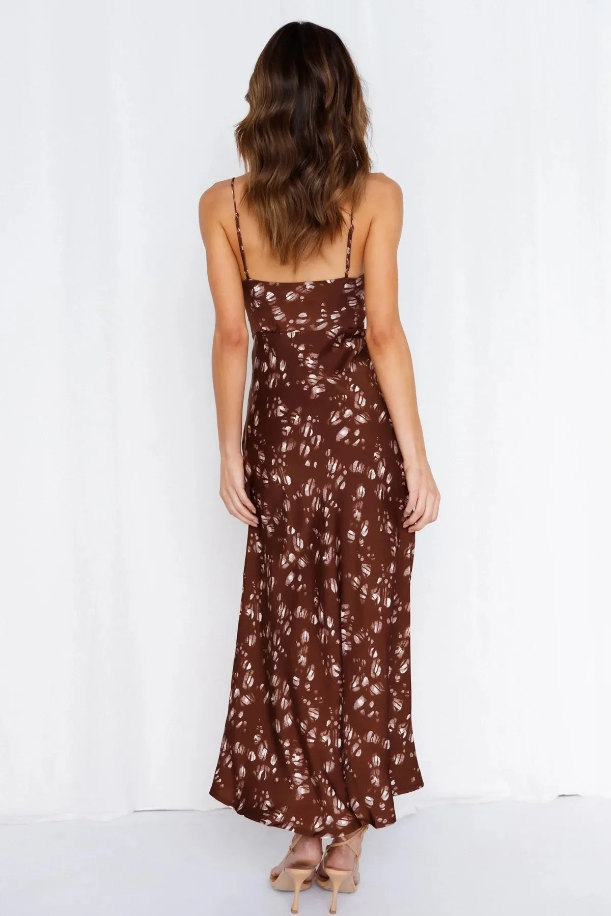 Satin Floral Bustier Dress