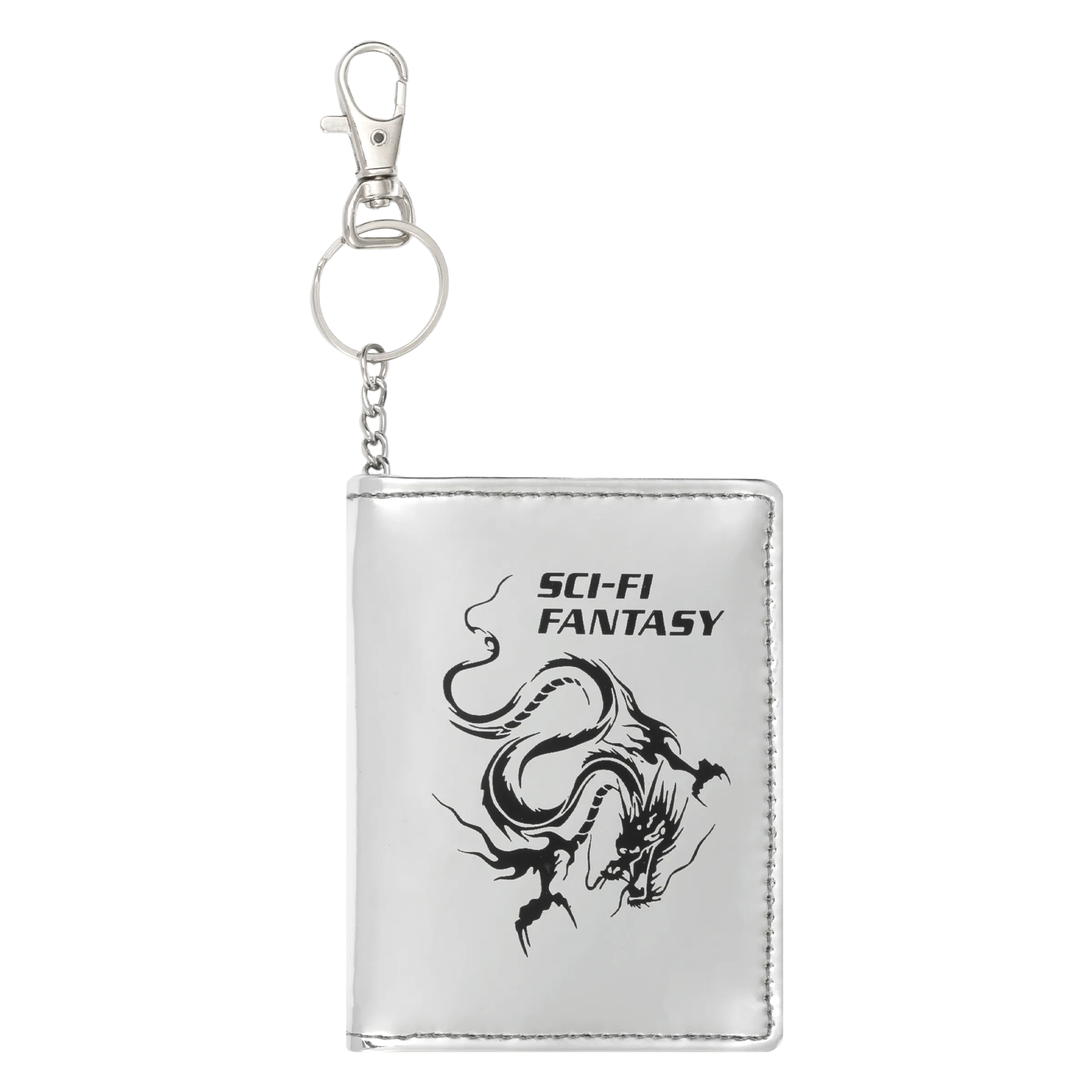 Sci Fi Fantasy Dragon Wallet Silver