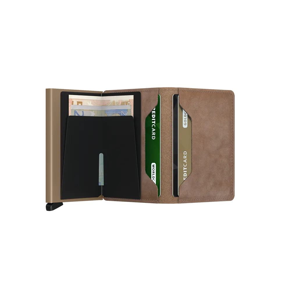 SECRID Slimwallet Leather - Vintage Taupe