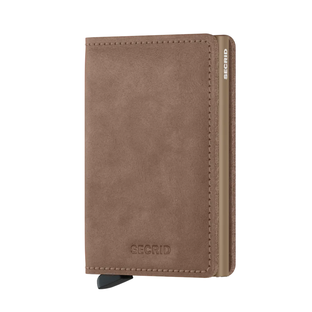 SECRID Slimwallet Leather - Vintage Taupe