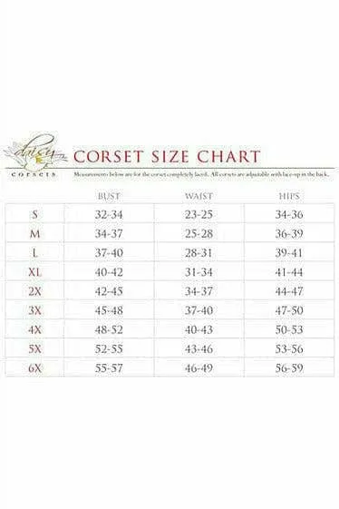 Sexy Dark Green Lace Overbust Corset with Zipper